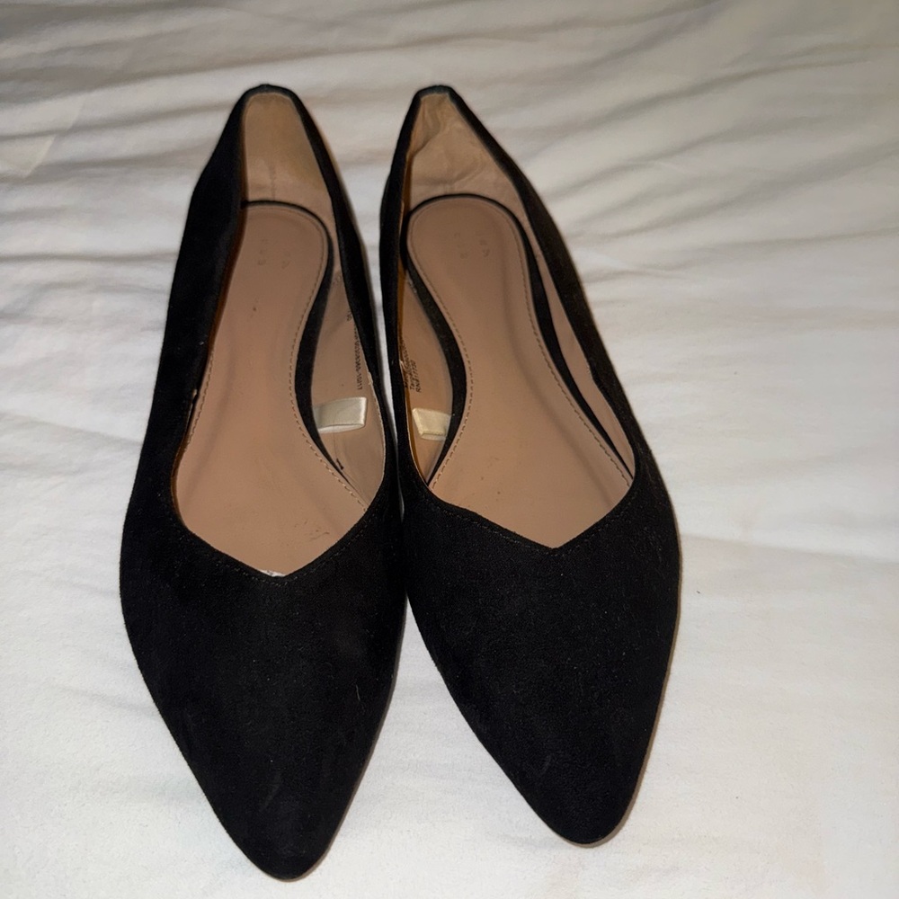 A New Day Suede Black Women's Flats